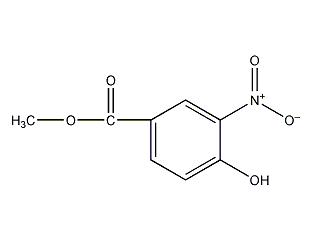 4-Hydroxy-3-nitrobenzoic acid methyl ester structural formula