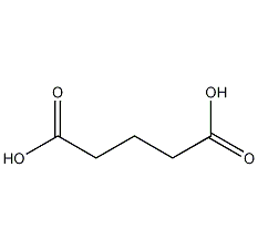 Glutaric acid structural formula