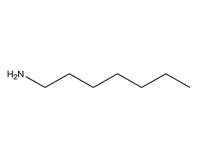Heptylamine structural formula
