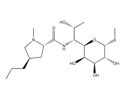 Lincomycin structural formula