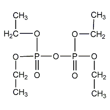 Tetraethyl diphosphate structural formula