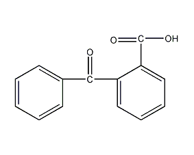 2-benzoylbenzoic acid structural formula