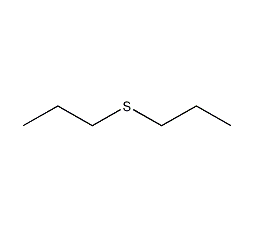 Dipropyl sulfide structural formula
