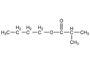 Butyl isobutyrate structural formula