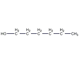 1-hexanol structural formula