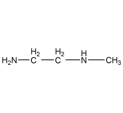 N-methylethylenediamine structural formula