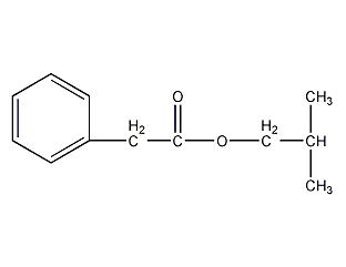 Isobutyl phenylacetate structural formula
