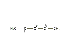 1-pentene structural formula