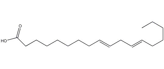 Linoleic acid structural formula