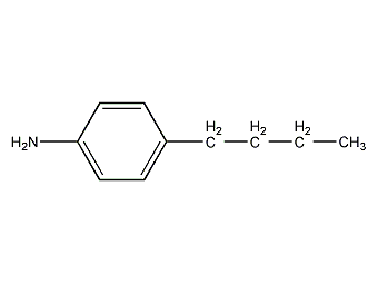 4-Butylaniline structural formula