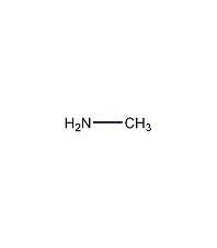 Monomethylamine structural formula