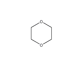 1,4-dioxane structural formula