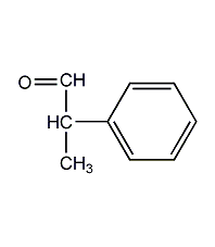 2-Phenylpropionaldehyde Structural Formula
