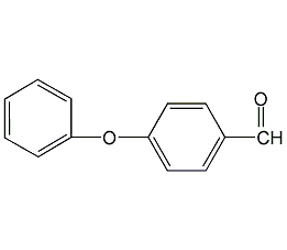 4-phenoxybenzaldehyde structural formula