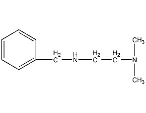 N'-benzyl-N,N-dimethylethylenediamine structural formula