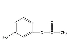 1,3-phenylene glycol monoacetate structural formula