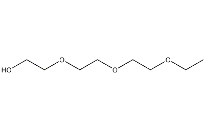 Triethylene glycol monoethyl ether structural formula