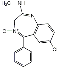 Chlorazepam structural formula