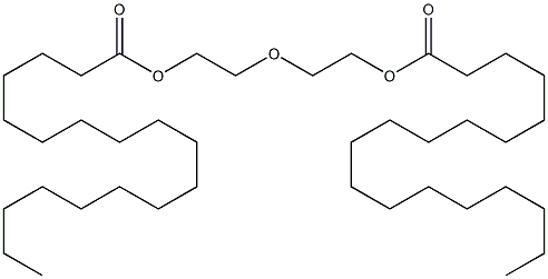 Structural formula of diglycol distearate