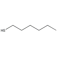 1-hexanethiol structural formula