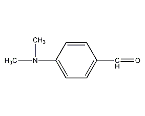 P-Dimethylaminobenzaldehyde Structural Formula
