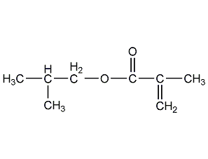 Isobutyl methacrylate structural formula