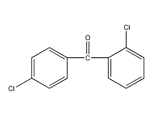 2,4'-dichlorobenzophenone structural formula