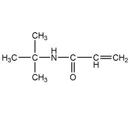 N-tert-butylacrylamide structural formula