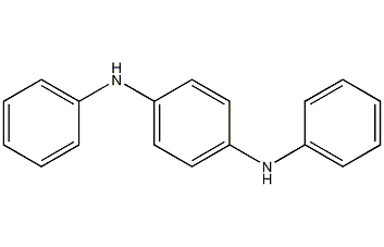 N,N'-diphenyl-p-phenylenediamine structural formula