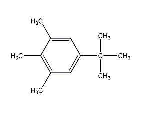 5-tert-butyl-1,2,3-trimethylbenzene structural formula