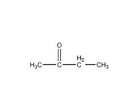 2-Butanone structural formula