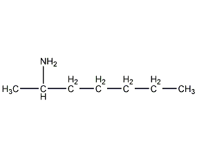 2-Heptylamine Structural Formula