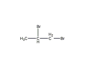 1,2-dibromopropane structural formula