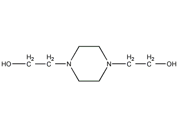 1,4-bis(2-hydroxyoxy)p-diazepine cyclohexane structural formula