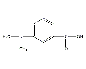 M-dimethylaminobenzoic acid structural formula