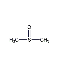 Dimethyl sulfoxide structural formula