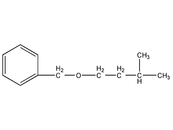 Isoamyl benzyl ether structural formula