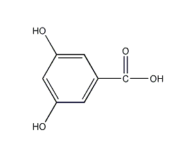 3,5-dihydroxybenzoic acid structural formula