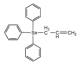 Allenyltriphenyltin structural formula