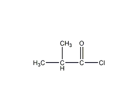 isobutyryl chloride structural formula