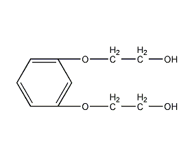 1,3-bis(2-hydroxyethoxy)benzene structural formula