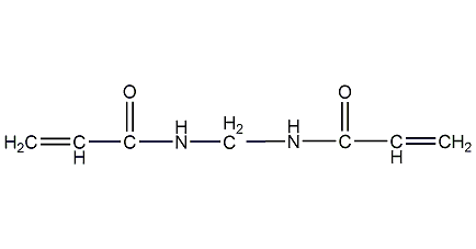 N,N'-methylenebisacrylamide structural formula