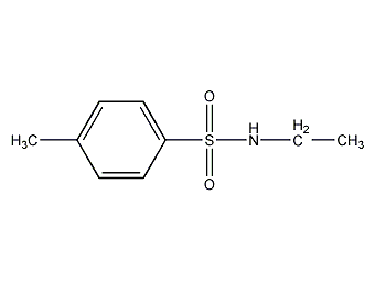 N-ethyl p-toluenesulfonamide structural formula