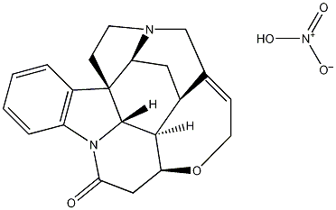 Strychnine nitrate structural formula