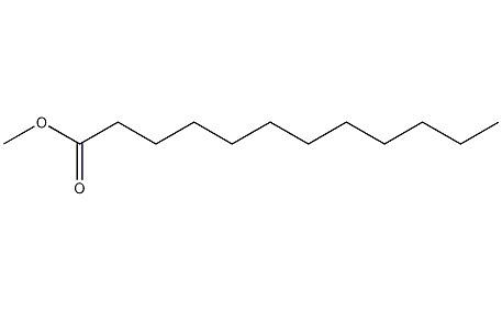 Methyl laurate structural formula