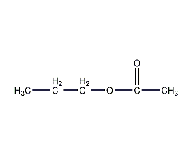 n-propyl acetate structural formula