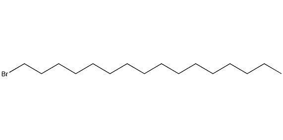 1-bromohexadecane structural formula