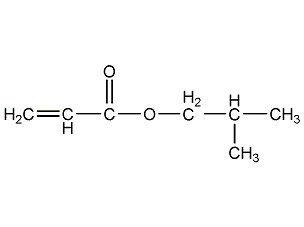 Isobutyl acrylate structural formula
