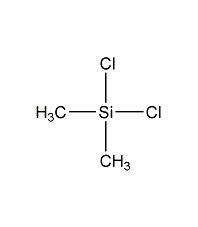 Dimethyldichlorosilane structural formula