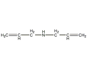 Diallylamine structural formula